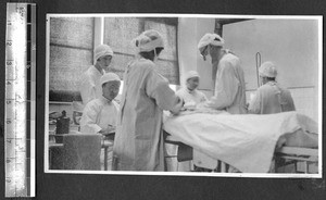 Surgery, Shanghai, China, ca.1925