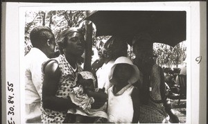 People attending the mission festival in Buea