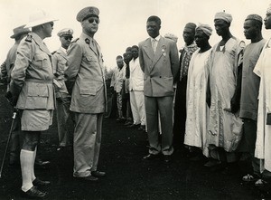 Pierre Messmer, high-commissionner, in Cameroon