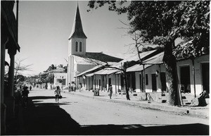 Street of Marovoay, in Madagascar