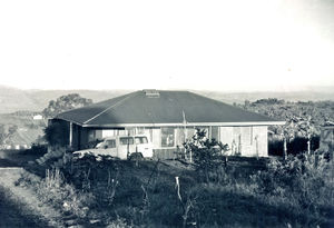 DMS missionær, cand. theol. Ida Kongsbaks bungalov i Lukajange, Karagwe stift, Tanzania