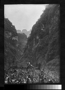 Growing corn in the mountains, Sichuan China, ca.1900-1920