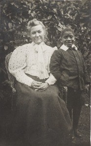 Mary Slessor and boy, Nigeria, ca. 1910