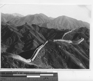 The Great Wall in Badaling, China, 1942