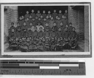 Sr. Francis with students at Yangjiang, China, 1924