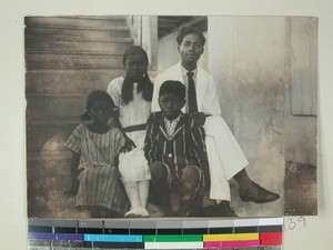 Rakotomavo and his family, Morombe, Madagascar, 1923-1928