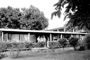 Danish Bangladesh Leprosy Mission/DBLM, Nilphamari. In the middle, from left: Jørgen Nørgaard P