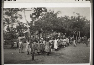 African young people celebrating Palm Sunday 1935