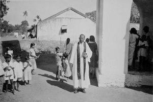 Gunupur, Orissa, India. Rev. Rothe from West Jeypore deputized in East Jeypore, 1947. Used in: