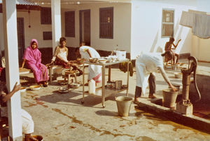 Danish Bangladesh Leprosy Mission/DBLM. Leper patients receiving treatment at Nilphamari Hospit