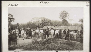 Abmarsch nach Bali von Bombe aus am 7.Jan. 1904