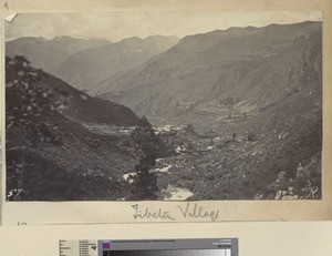 Village near Chumbi, India, ca.1920