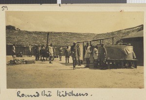 Camp kitchens, Dodoma, Tanzania, July-November 1917