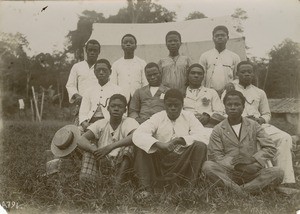 First christian Fang people, in Gabon