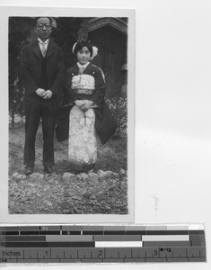 A Catholic wedding at Dalian, China, 1933