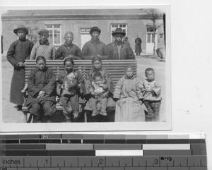 Miners and their families at Fushun, China, 1928