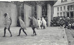 Play in the open-air theatre of the christian community home of Antsahamanitra, in Madagascar