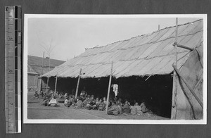 Refugee children in shelter, Jinan, Shandong, China, ca.1928