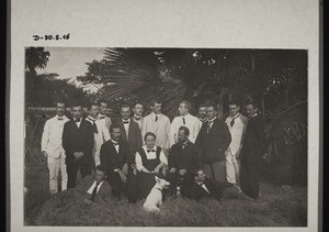 Participants in the missionary anniversary festival in Abokobi, September 1914