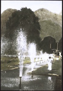 Fountain in the garden of Shalimar