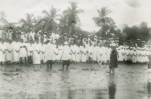 Baptism at the Bethel church, in Cameroon