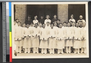 Graduating class of St. Luke's School of Nursing in Shanghai, China, ca.1925