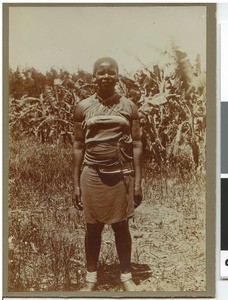 Zulu girl, Mount Elias, South Africa, 1907