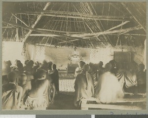 Church service, Chogoria, Kenya, ca.1926