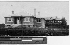 Chapel and rectory, Anshu, Korea, 1931