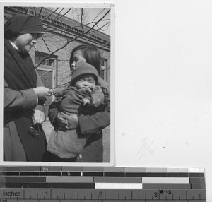 A young mother to be baptized at Fushun, China, 1939