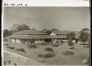 Betgeri mission hospital seen from the south. Old hospital. New hospital