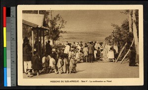 Priest conducting confirmation, South Africa, Africa, ca.1920-1940