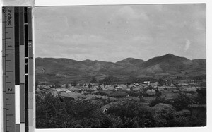 Yeng You nestling among the mountains, Korea, 1924