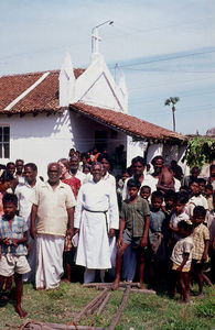 Church visit in Melvalay, Arcot