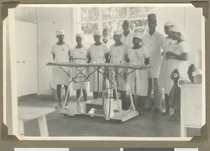 Surgical instruments class, Chogoria, Kenya, 1947