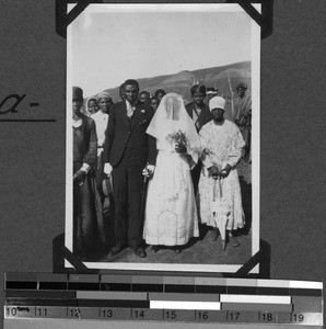 The young couple, Baziya, South Africa East, 1935