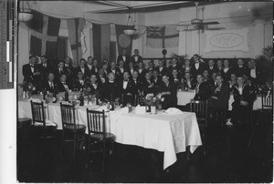 Fr. Robert Cairns, MM and others at Christmas at Guangzhou, China, 1939