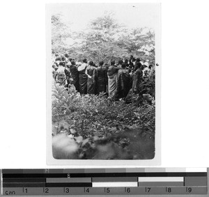 Mourning parish, East Africa, 1935