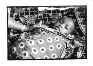 ELCT, Karagwe Diocese, Tanzania. A small patient at Nyakahanga Hospital