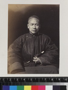 Portrait of young man, Beijing, China, ca. 1861-1864