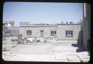 buildings and church, possibly Iglesia de Cristo