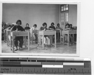 Girls training for the Sisterhood at Jiangmen, China, 1947