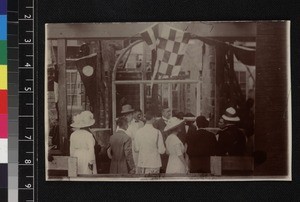 Stone laying ceremony, Sierra Leone, 1914