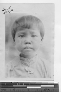 A young boy at Luoding, China