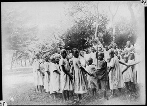 Children playing, Arusha, Tanzania, ca.1907-1930