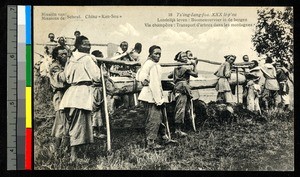 Lumber carriers, China, ca.1920-1940