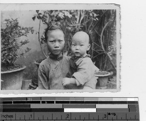 Postulant and child at Jiangmen, China