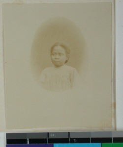 Razafitsara, from Antsahamanitra Girls' School, Antananarivo, Madagascar, ca.1905