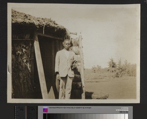 Stanley Kiama, Headmaster. Tumutumu, Kenya, September, 1926