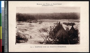 Rapids on the Ubangi River, Central African Republic, ca.1900-1930